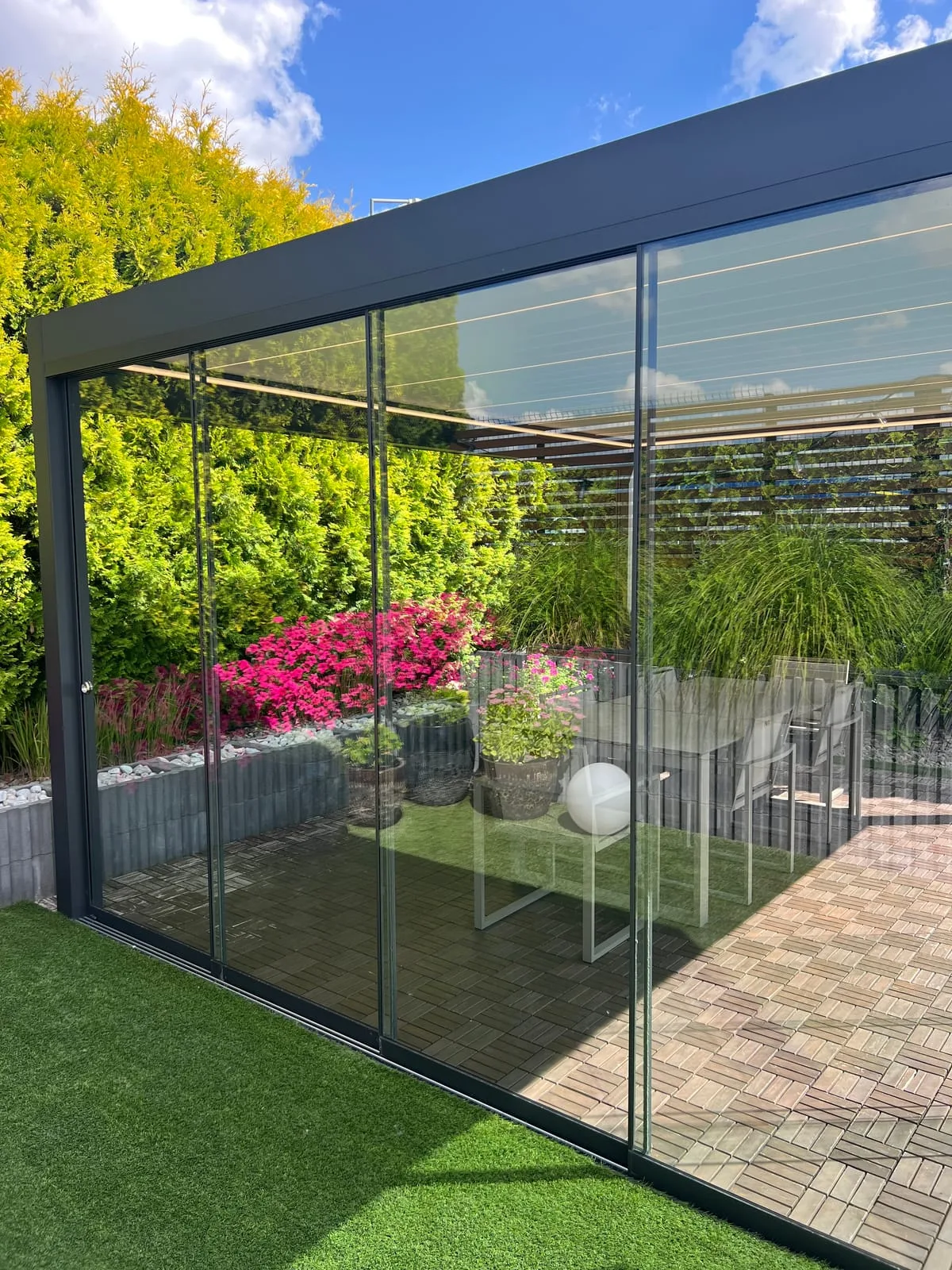Szklany salon ogrodowy Vetrano 3×4 m — zdjęcie 2